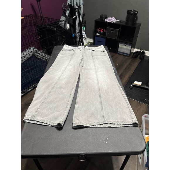 Super wide leg jeans size 10 by divided - Picture 1 of 6